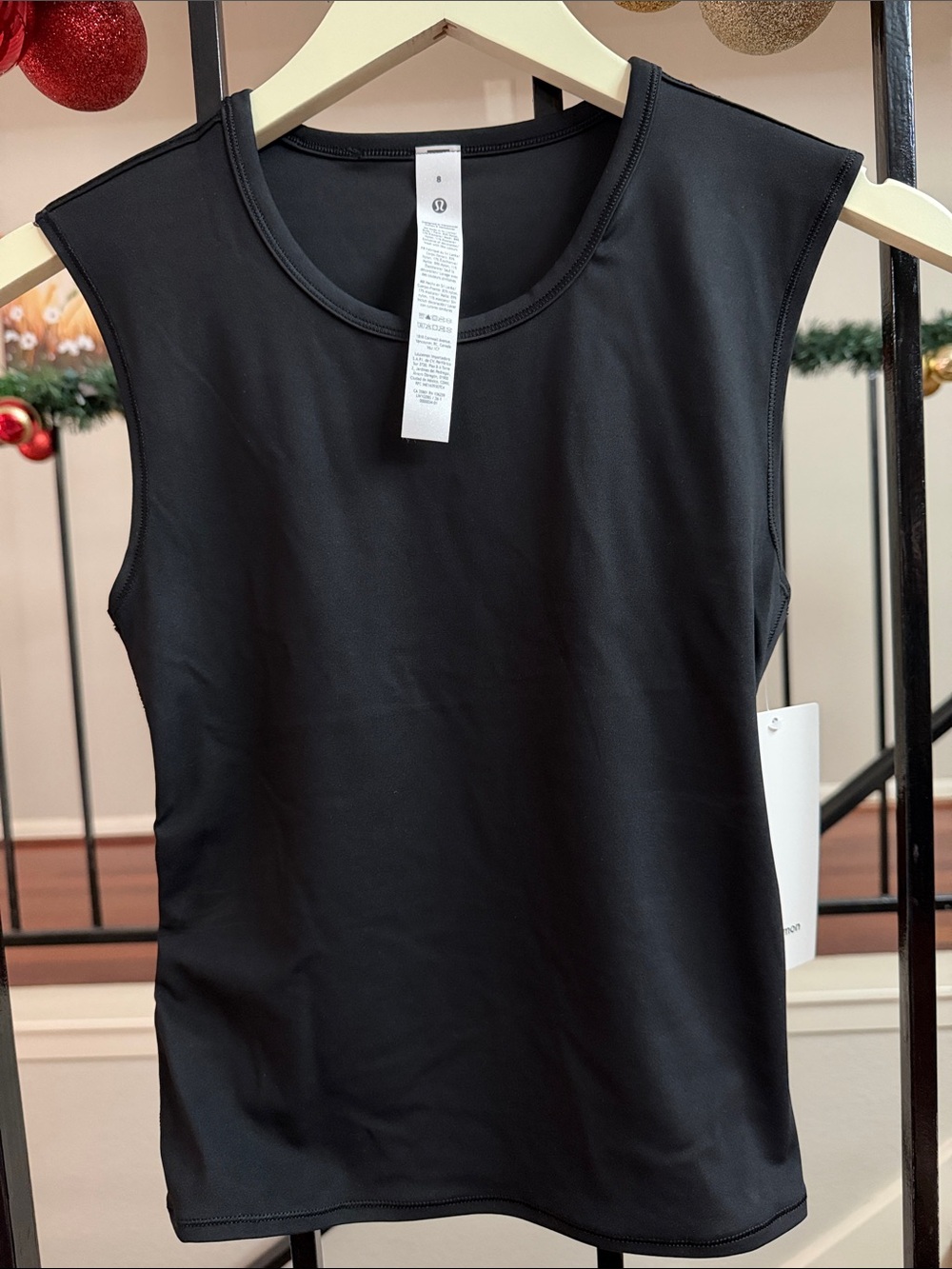 lululemon athletica “All It Takes Back-Twist Tank Silky” in Black